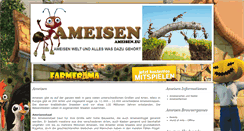 Desktop Screenshot of ameisen.eu