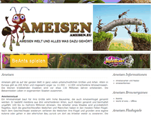 Tablet Screenshot of ameisen.eu
